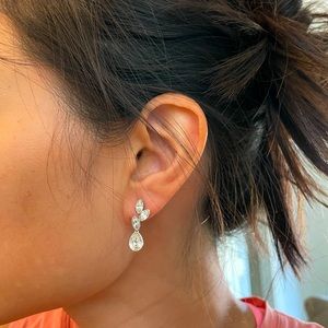 Elegant Swarovski crystal earrings
